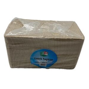 1PLNBR - 1 Ply Lunch Napkins 1/4 Fold - Brown - 3000/ctn (Ctn Only)