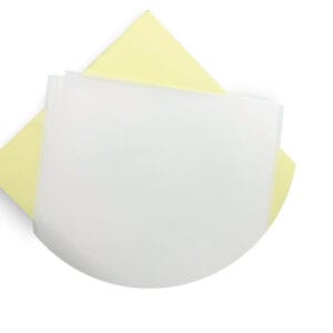 Greasproof Paper White Yellow Wrap