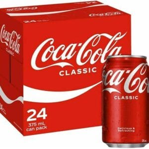 Coca-Cola Cans 375ml - 24/ctn (Ctn Only)