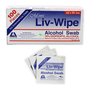 Alcohol Wipes 65x30mm - 100/ctn (Ctn Only)