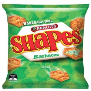 ARNOTTS SHAPES BBQ 70G X 12 (Ctn Only)