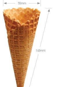 Altimate Waffle Natural Cone B - 312/ctn (Ctn Only)