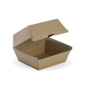 BIOPAK LARGE BURGER BIOBOARD BOX - 150/CTN (Ctn Only)
