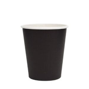 12oz Single Wall Black Coffee Cup 90mm 1000ctn (Ctn Only)