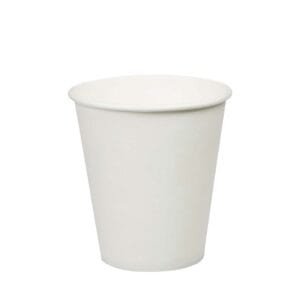 12oz Single Wall White Coffee Cup 90mm 1000ctn (Ctn Only)