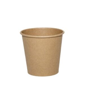 TMA Single Wall 8oz Kraft Coffee Cup 80mm  - 9KG  - 41 X 32 X 52 (Ctn Only)