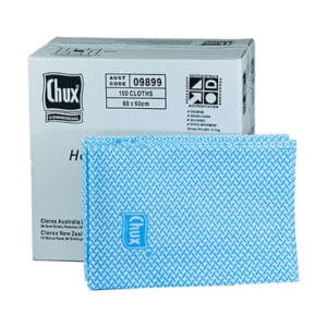 Chux Wipe Cloth - Blue - 100/ctn (Ctn Only)