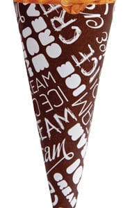Cone Sleeve - Brown - 3200/ctn (Ctn Only)