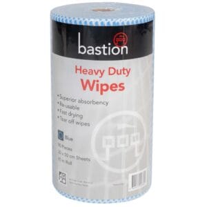 H/D BLUE WIPER ROLLS 30CM X 45 BWR3132 BASTION (Item only) 5KG - 33 X 33 X 32