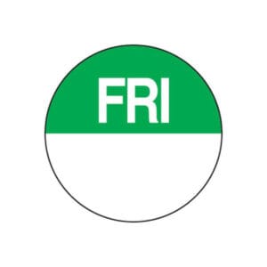 Removable 24mm - Day Dot - Circle - Friday (Ctn Only)