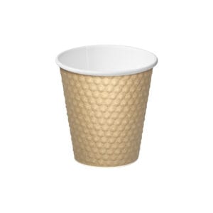 8oz Dimple Paper Cup - Brown - 500 20 (per ctn)