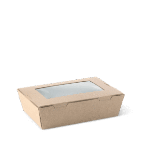 Window Lunch Box - Medium - Brown - 200/ctn - Detpak (L590S0010) (Ctn Only)