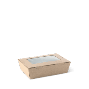 D/P XS Lunch Box w/ Window Brown 200 (Ctn Only)