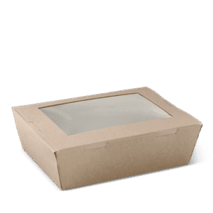 Detpak Lunchbox Large - Brown - Window (Ctn Only)