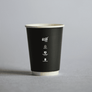 Double Wall Paper Cup Black 500