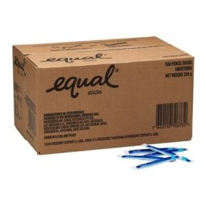 Equal -  Sweetener Pencil Sticks -  500/ctn (Ctn Only)