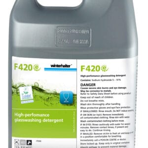F420 5LT SPECIAL GLASS WASHING DETERGENT  (1)