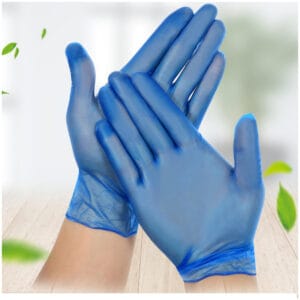 Gloves Vinyl Powder Free Blue 1000 (10 per ctn)