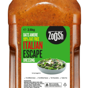 Zoosh Italian Dressing - 2.6kg (4 per ctn)