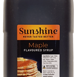 Sunshine - Maple Syrup - 3lt  (4 per ctn)