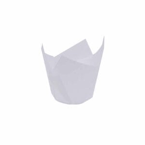 Cello - Tulip P60 Muffin Papers - White - 500/ctn (Ctn Only)