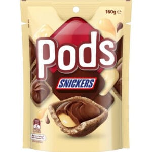 Pods Snickers 15 x 160g - ctn (Ctn Only)
