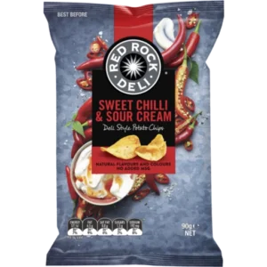 Red Rock - Sweet Chilli - 90g x 12/ctn (Ctn Only)