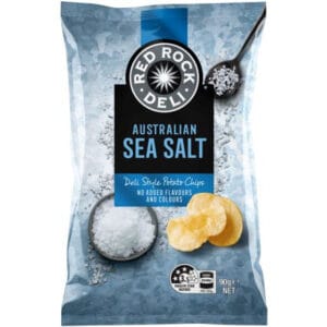Red Rock - Sea Salt - 90g x 12/ctn (Ctn Only)
