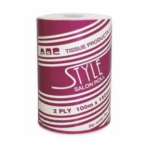 Style - Salon Roll Towels 100mx19cm - 16/ctn (Ctn Only)