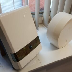 PAPETERIE SC395A HAND TOWEL SLIMLINE DISPENSER TO SUIT IZ200 (Ctn Only)