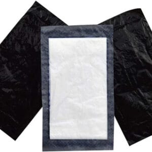 Soaker Pads 130x90 Black Thin Sheet - 2500/ctn (carton only)