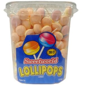 Sweetworld lollipop Tub -200 (Ctn Only)