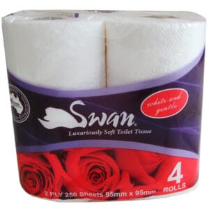 SWAN TOILET PAPER 2PLY 48/CTN (12X4PACKS) (Ctn Only)