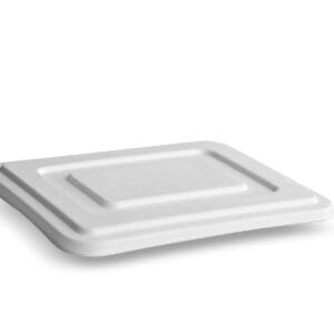 Sugarcane Lid For 5 Compartment Tray - 200/ctn - Pac Trading