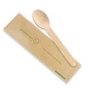 Wooden Spoon Individually Wrapped - 500/ctn (Ctn Only)