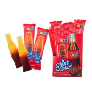 YUPI GAINT COLA BOTTLE 32GM X 18 (Ctn Only)