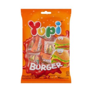 Yupi Mini Burger Bag 96g - 12/outer (Ctn Only)