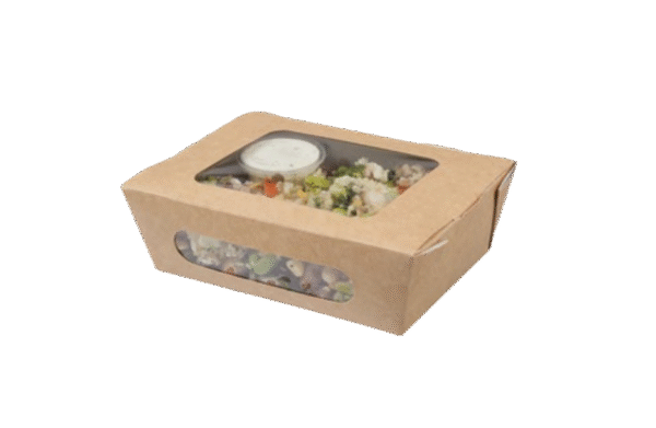 Zest' - Tuck-Top Salad Pack - Kraft Effect - 250/ctn (Ctn Only)