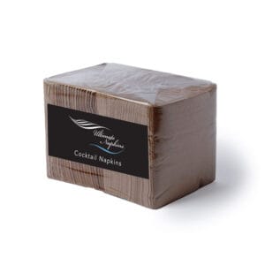 2 Ply Quilted Cocktail Napkins Kraft 2000ctn