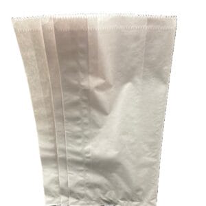 6SO Paper Bags - White - 500/pkt (Full Pkt Only)