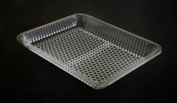 Aqra Cell Tray Clear Large Square 11x9 - 260/ctn - (carton only)
