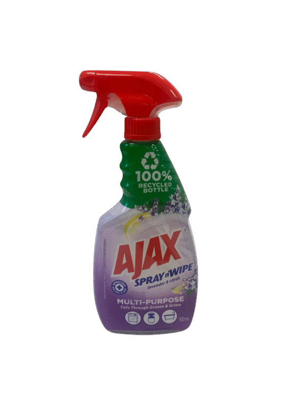 Ajax Spray & Wipe Cleaner w/trigger 500ml - 8/ctn (Ctn Only)