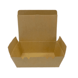 BROWN LUNCH BOX WITH TUCK TOP LID 750ML (LARGE) (Ctn Only)