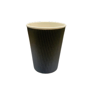 EP 12oz Black Ripple Cup -500 20x25ctn