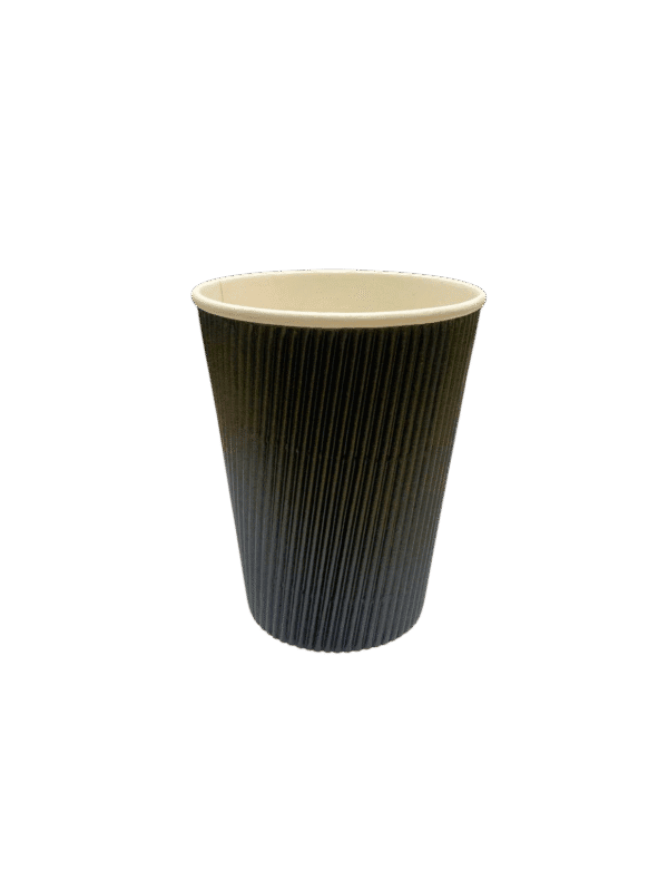 EP 12oz Black Ripple Cup -500 20x25ctn