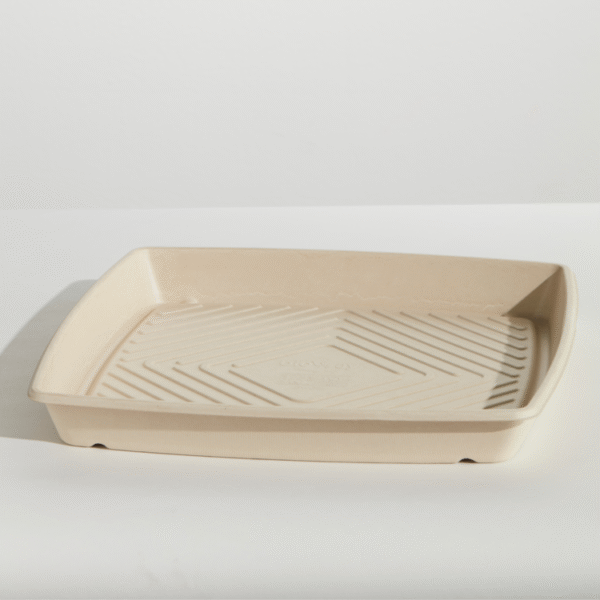Sugarcane Large platter 16" - Natural - 50/ctn (Ctn Only)