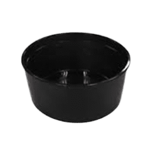 C16 Round Container - Black - 500 (10 per ctn)  - Chanrol