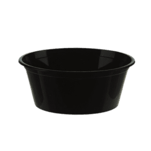 C8 Round Container - Black - 1000/ctn - Chanrol (Ctn Only)