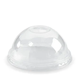 Biopak Biocup 300-700ml Dome Lid With Hole 1000/ctn (Ctn Only)