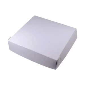 Cake Boxes 10x10x2.5" - White - 100/pkt (Full Pkt Only)